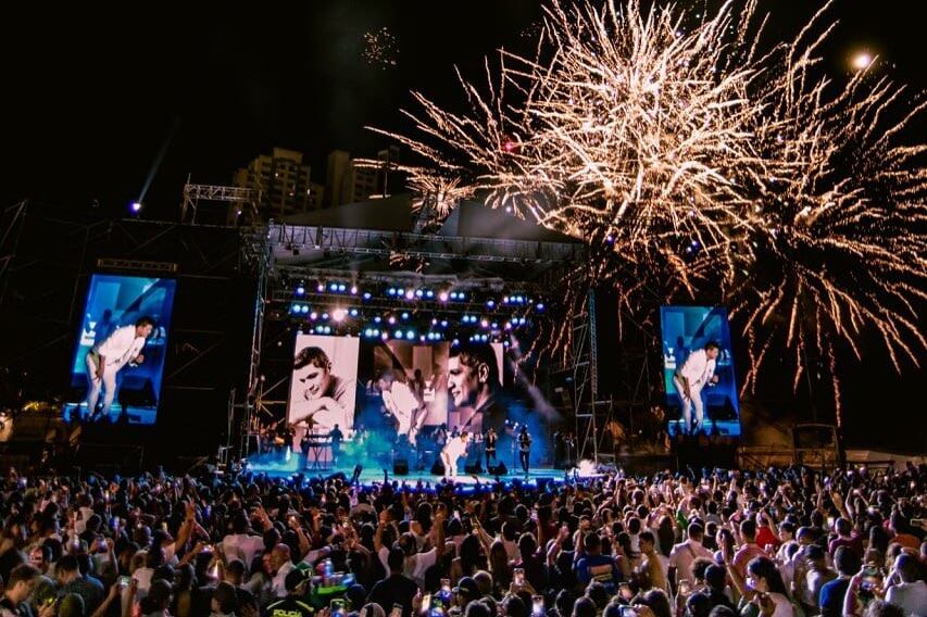 Serenata a Santa Marta durante la edición 2023 de las Fiestas del Mar.