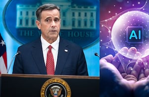 John Ratcliffe, director de la CIA lanzó una alerta sobre la inteligencia artificial.