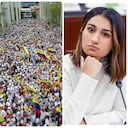 El presidente aseguró que las marchas fueron débiles, mientras Laura Sarabia mandó un fuerte mensaje.