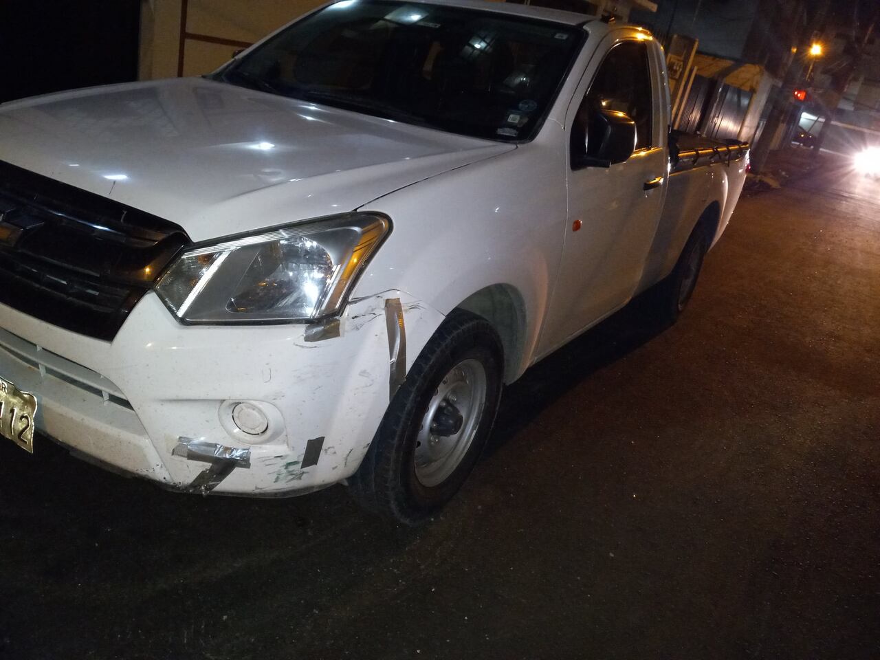 Así quedó la camioneta del hombre que ha sido catalogado como un héroe sin capa".