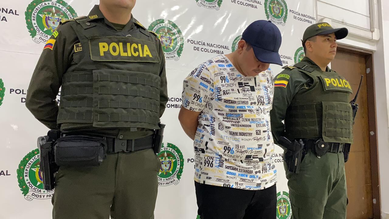 Este hombre fue capturado en el barrio La Concordia.