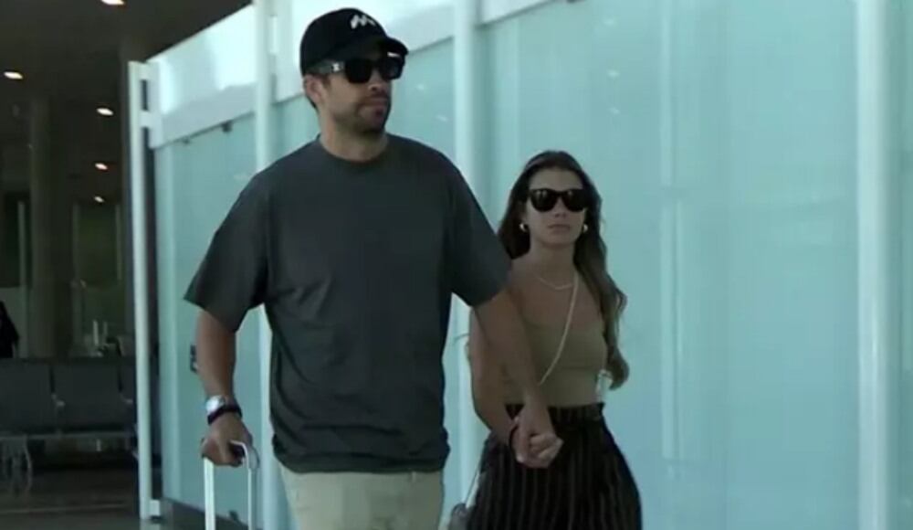 La pareja fue captada en Barcelona regresando de Madrid.