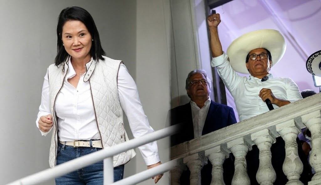 Keiko Fujimori y Roberto Sánchez