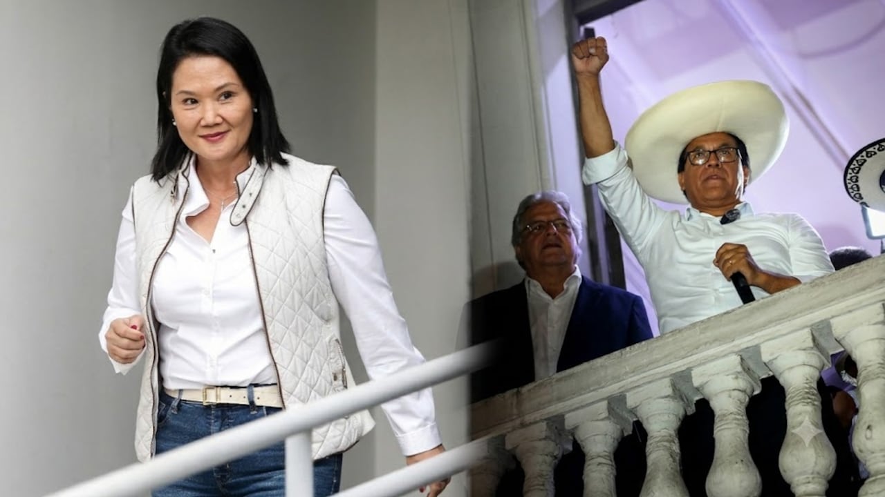 Keiko Fujimori y Roberto Sánchez