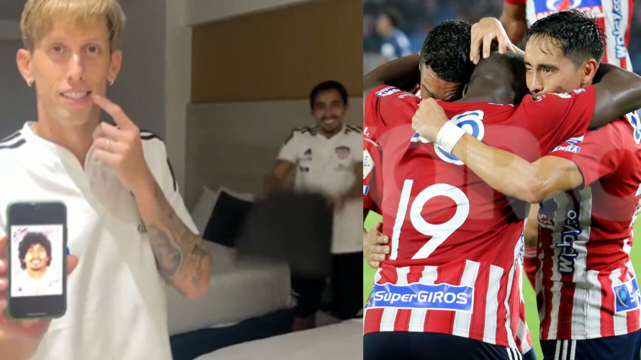Fabián Sambueza, Junior de Barranquilla. Foto: Captura de pantalla Twitter Club Junior FC (@JuniorClubSA)//Dimayor