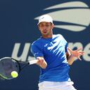 Daniel Galán en su partido de tercera ronda del US Open 2022 ante el español Alejandro Davidovich