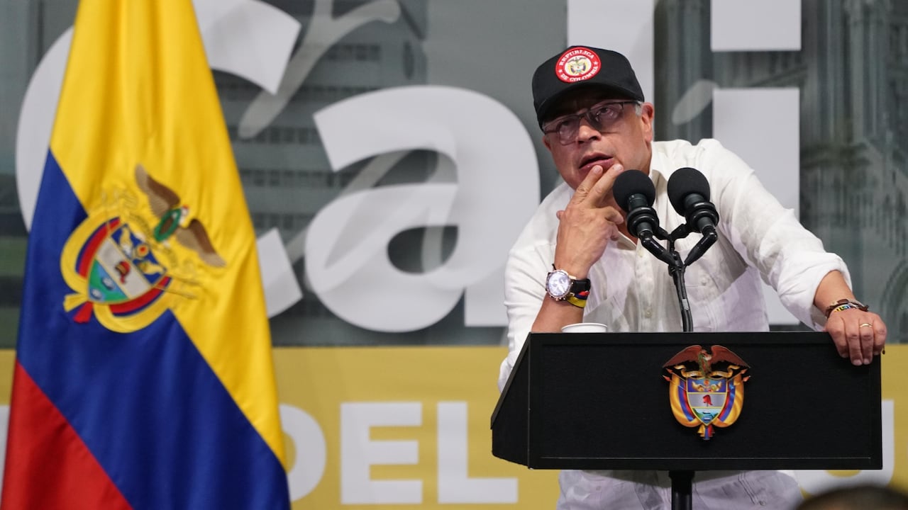 El presidente Gustavo Petro en Cali. Imagen de referencia.