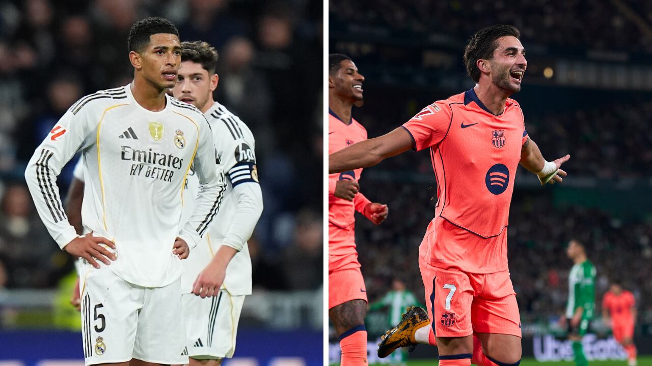 La tabla en LaLiga de España tiene movimiento tras la derrota de Real Madrid. Lo celebra Barcelona.