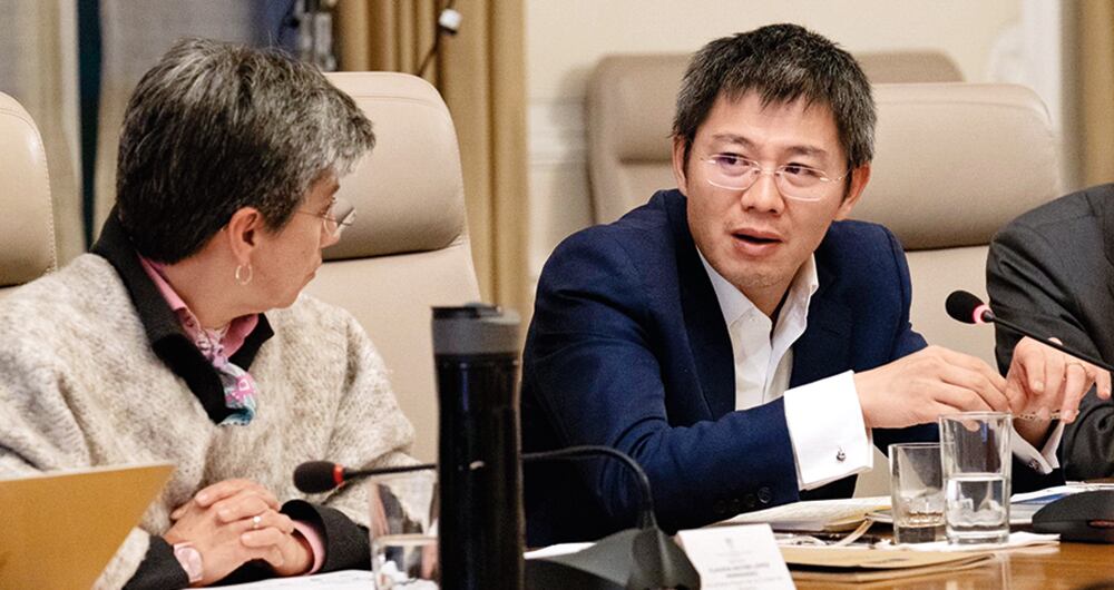  Wu Yu es el presidente del consorcio chino Metro Línea 1, que de momento le ha incumplido a Bogotá con los diseños de detalle de la obra. 