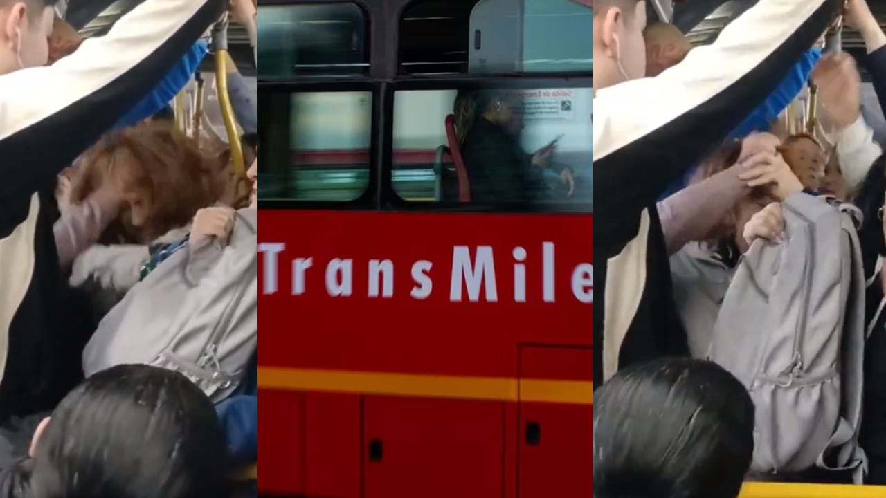 La pelea en Transmilenio se produjo porque una usuaria no habría querido dejar subir a otra pasajera al articulado.