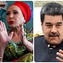 Guillermo Reyes, Piedad Córdoba y Nicolás Maduro.