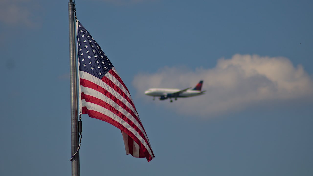 Vuelos en Estados Unidos. Avión.