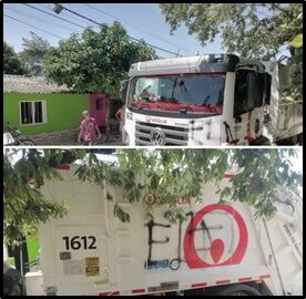 Grafitis del ELN en Barrancabermeja.