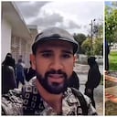 Youtuber extranjero en tropel de la Universidad Nacional en Bogotá.