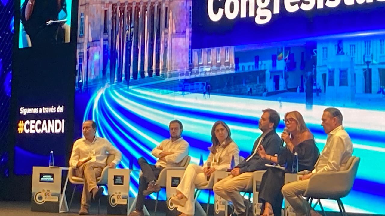 Líderes políticos en el Congreso de la Andi 2025.