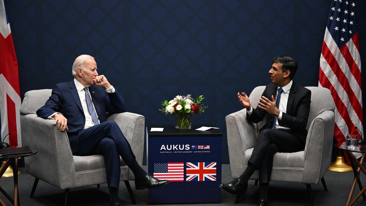 El primer ministro británico se reunió con el presidente de Estados Unidos, Joe Biden.