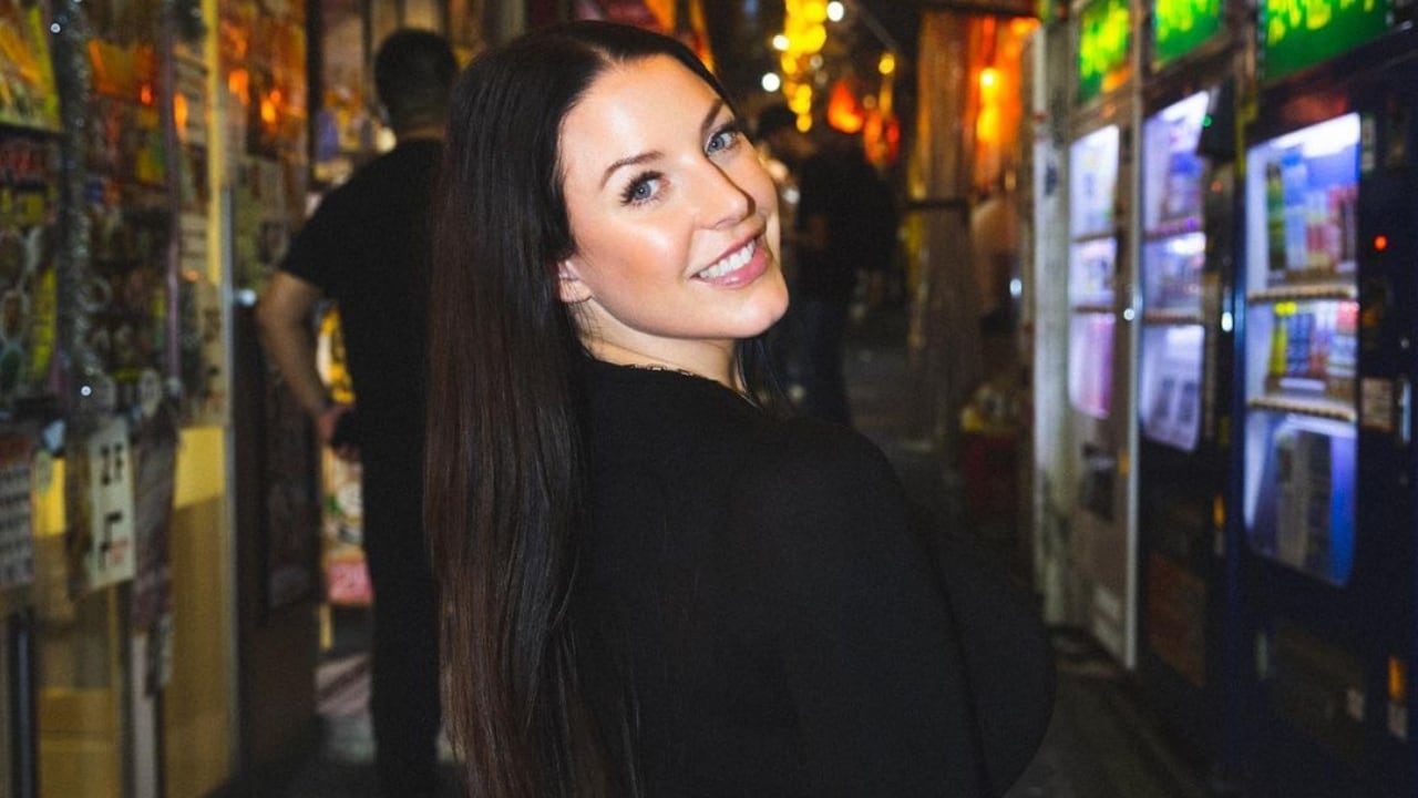 Angela White, actriz de cine para adultos en Australia.