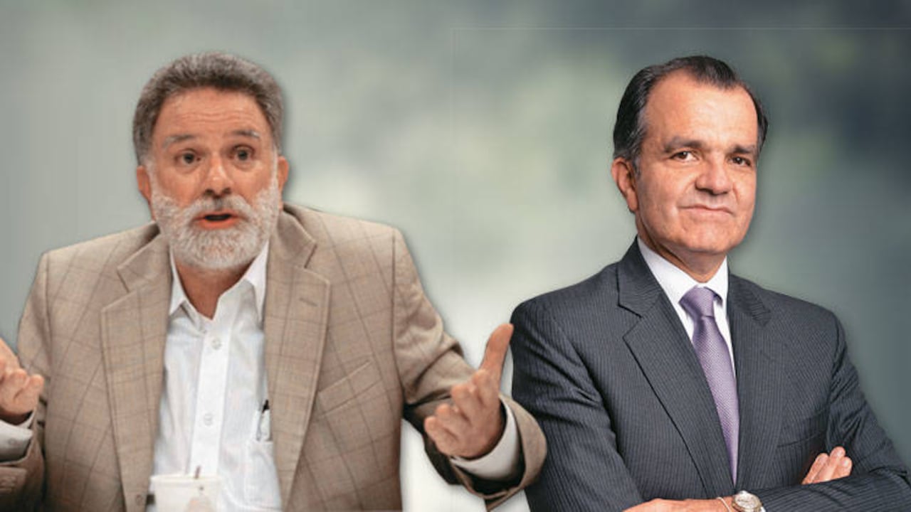 El excomisionado Luis Carlos Restrepo y el excandidato presidencial Óscar Iván Zuluaga.