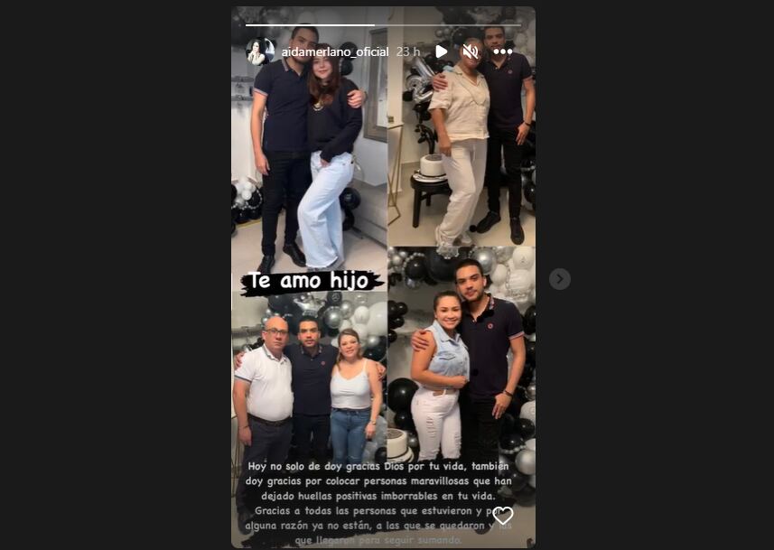 Mensaje de Aida Merlano a su hijo Esteban