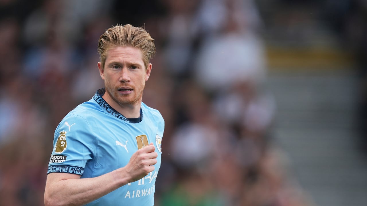 Kevin de Bruyne culminó su historia en el Manchester City