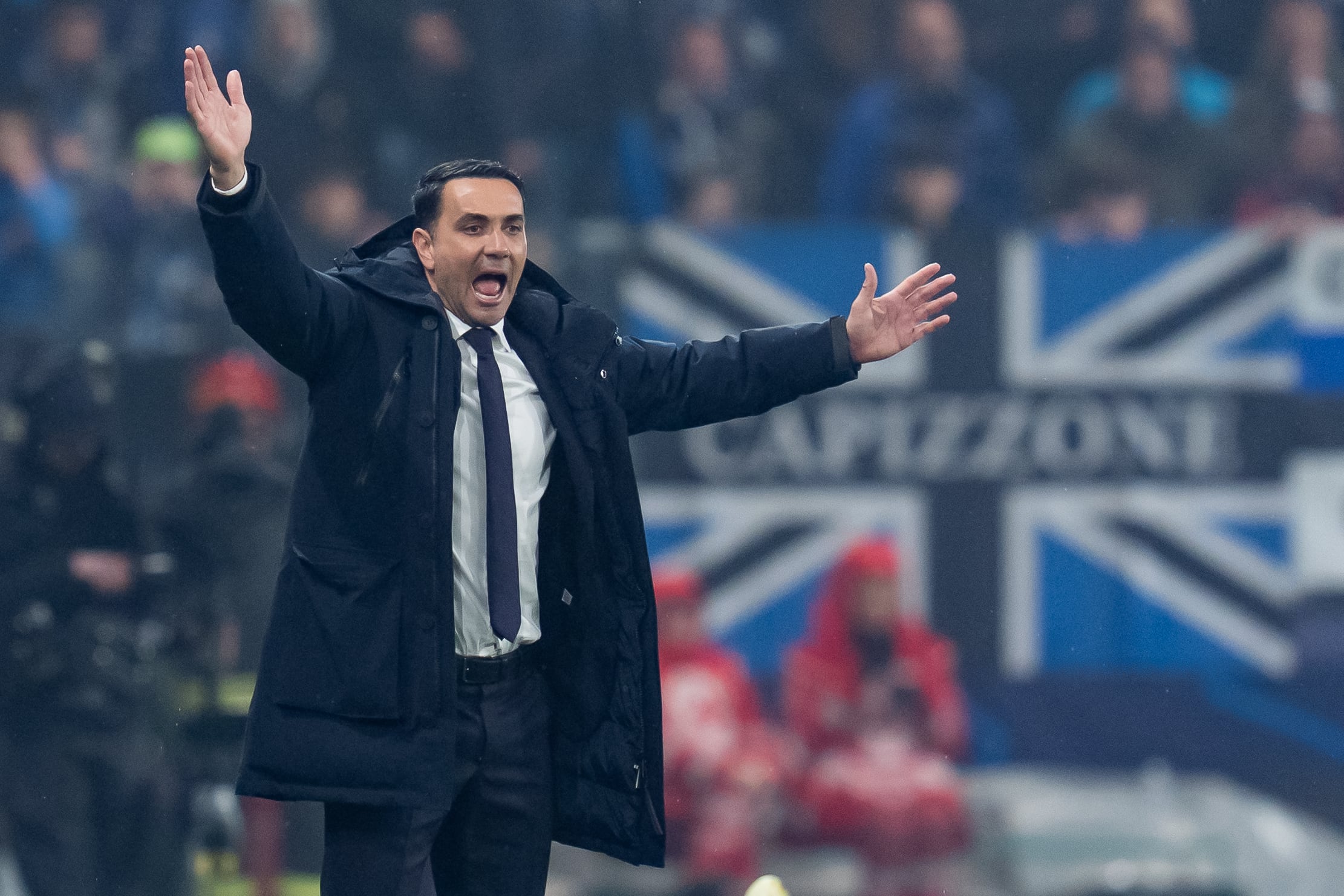 Raffaele Palladino, DT del Atalanta.