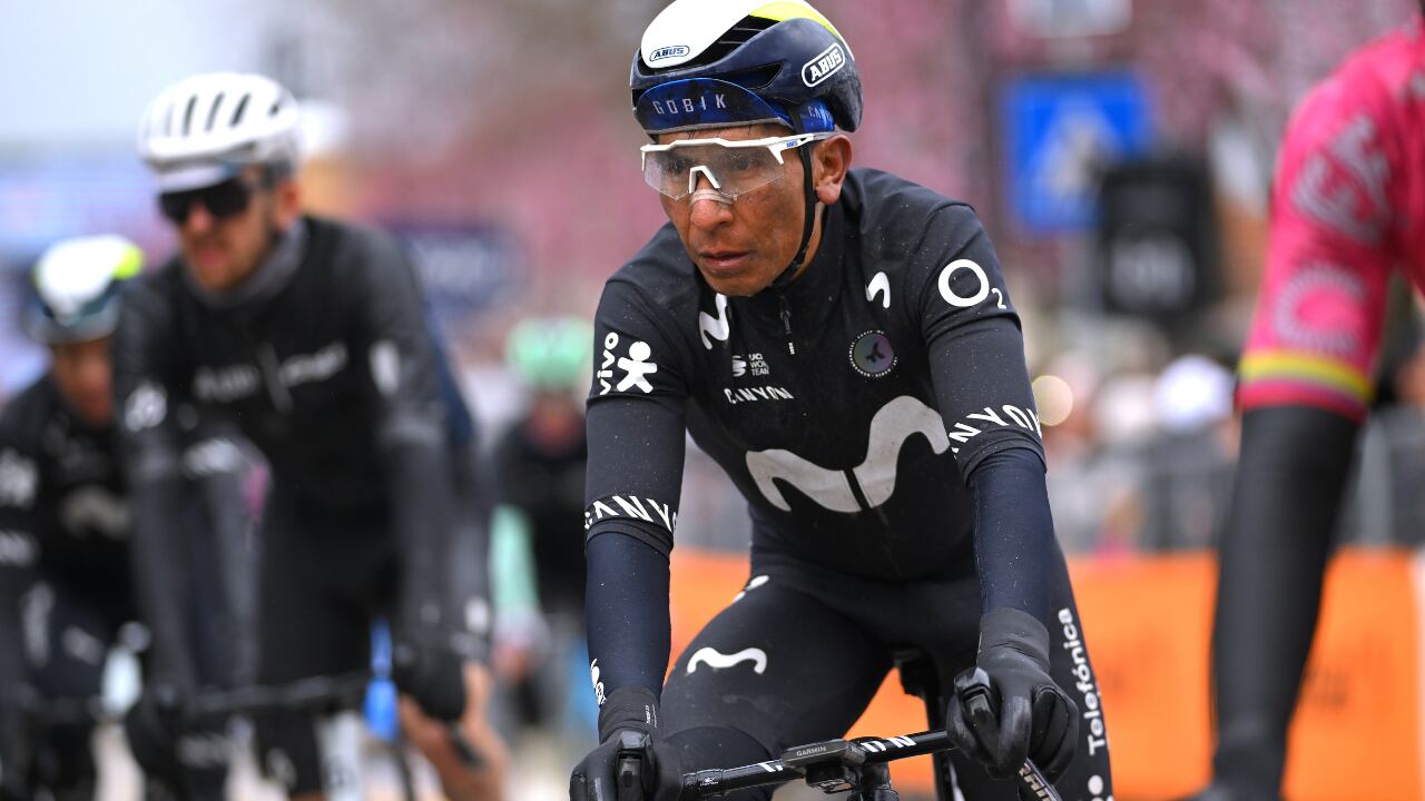 Nairo Quintana, colombiano al servicio de Movistar.