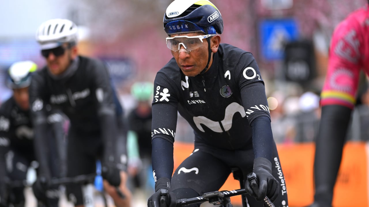 Nairo Quintana, colombiano al servicio de Movistar.