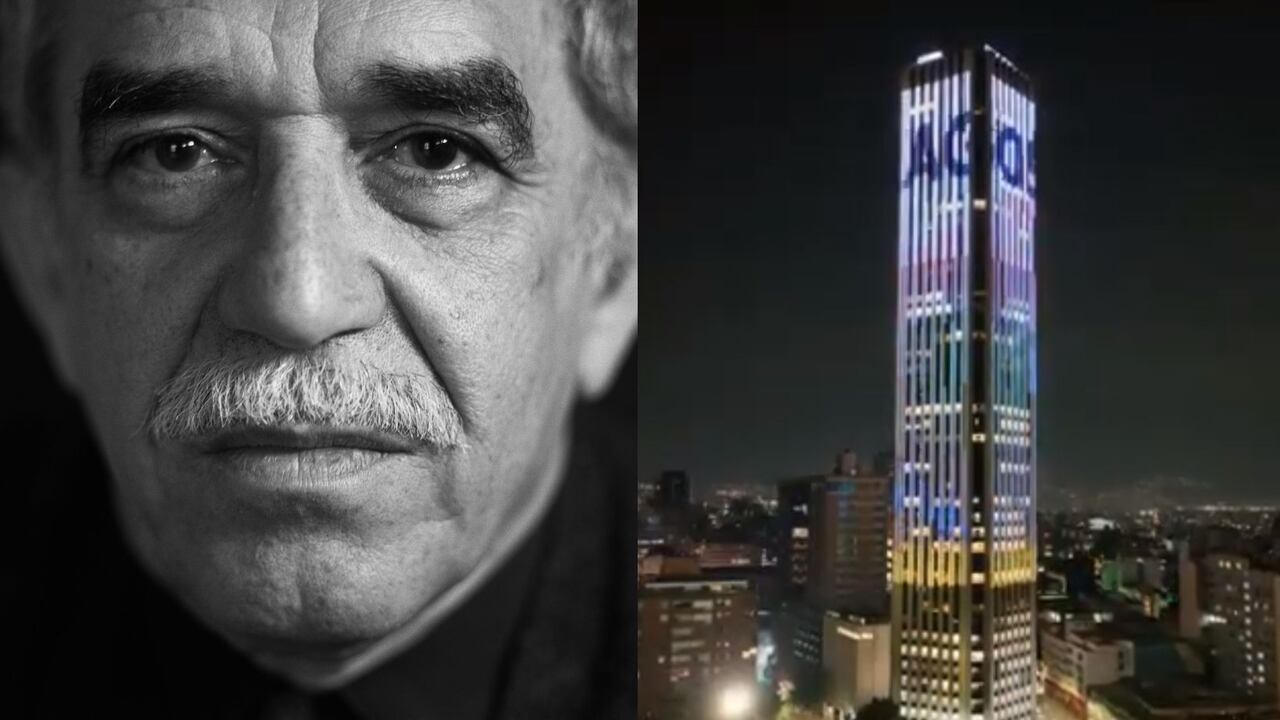 El Nobel colombiano, Gabriel García Márquez (1927-2014) / Torre Colpatria (Foto Gabo: The Douglas Brothers / Cortesía PRH.
