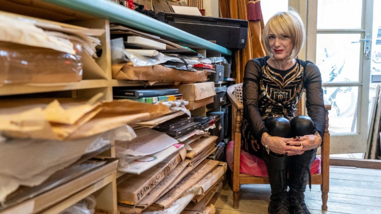 El artista y autor Steven Appleby en su estudio en Camberwell, al sur de Londres.