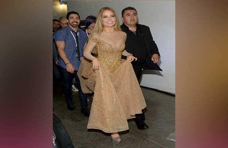 Gloria Trevi también protagonizó uno de los mejores espectáculos de la premiación. Foto:  Gustavo Caballero / GETTY IMAGES NORTH AMERICA / AFP