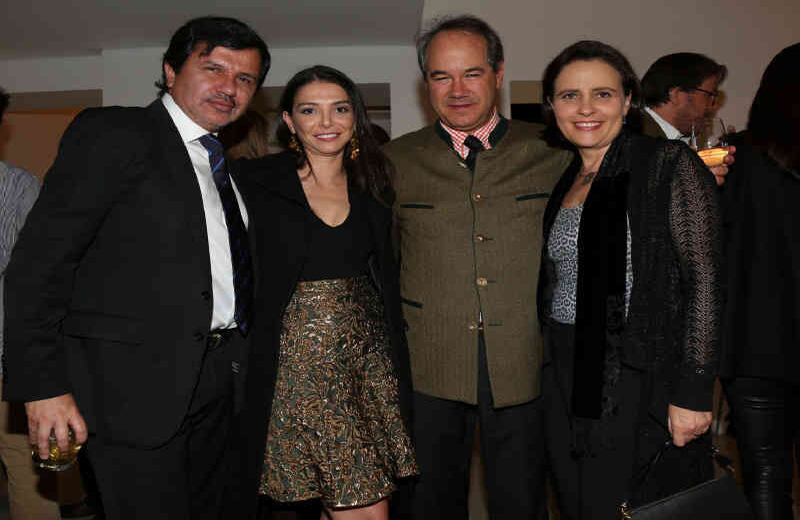 Rodrigo Pacheco, María Paz Gaviria, Pablo Zuluaga y Gabriela Obregón.