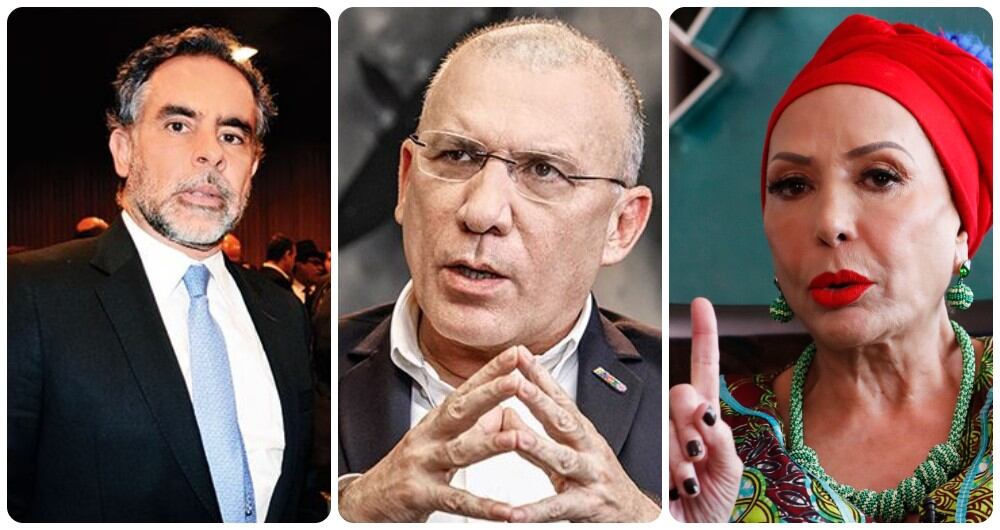 Armando Benedetti, Roy Barreras y Piedad Córdoba.