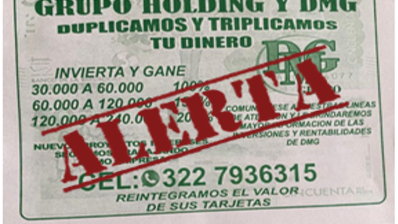 Volantes como este son usados por inescrupulosos para engañar a los ciudadanos.