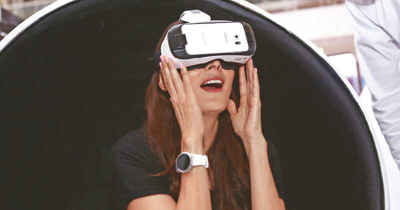 Gafas Gear VR de realidad virtual de Samsung.