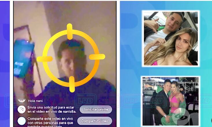 Nanis Ochoa protagonizó una polémica con su esposo cuando realizaba un en vivo en su cuenta de Instagram.