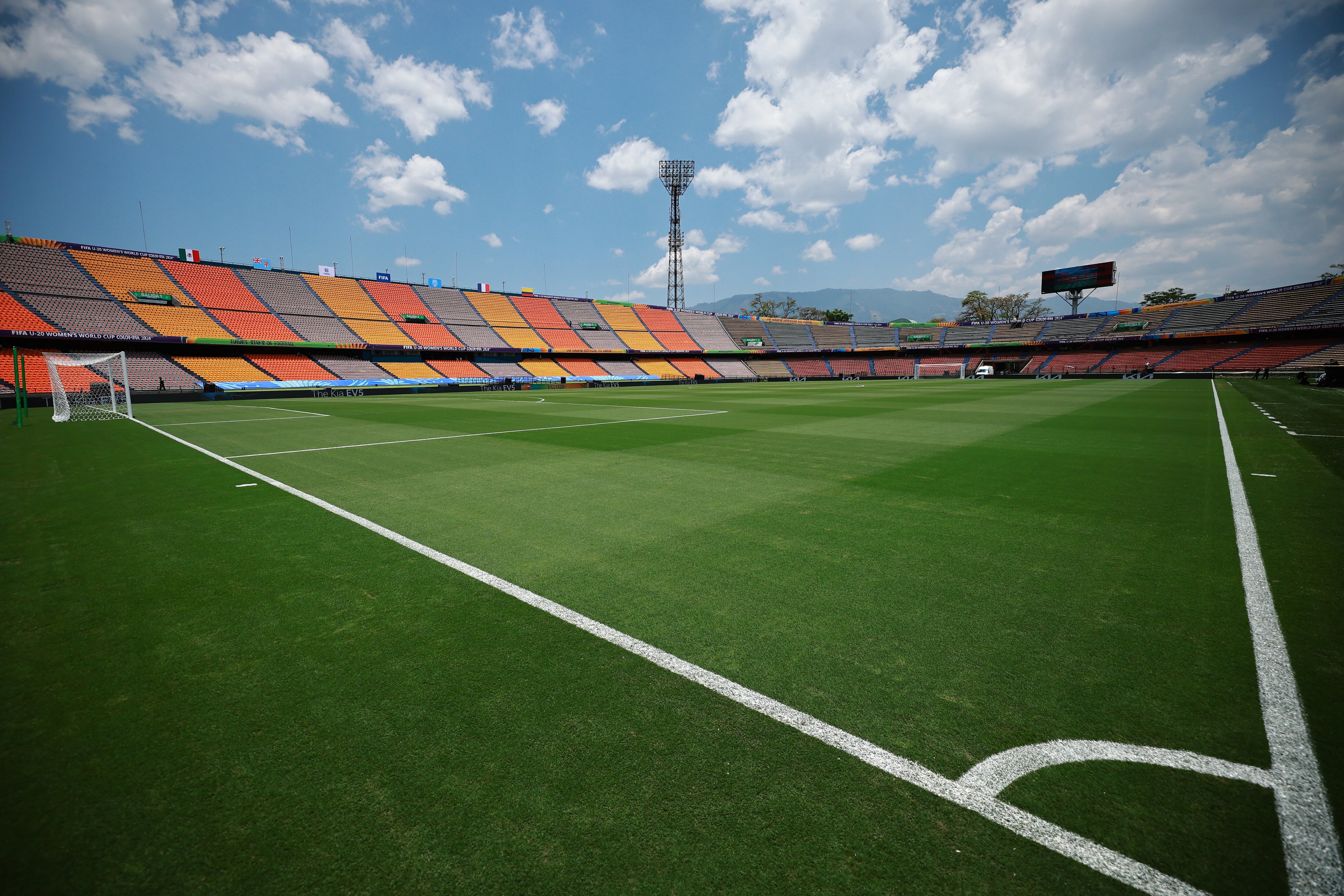MEDELLIN, COLOMBIA - SEPTEMBER 06: A general view prior to the FIFA U-20 Women's World Cup Colombia 2024 match between Mexico and Colombia at Estadio Atanasio Girardot on September 06, 2024 in Medellin, Colombia. (Photo by Hector Vivas - FIFA/FIFA via Getty Images)