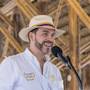El presidente Abelardo De La Espriella durante un evento en el Eje Cafetero.