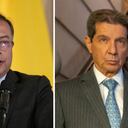 Gustavo Petro, presidente de la República y José Félix Lafaurie, Presidente de Fedegan.