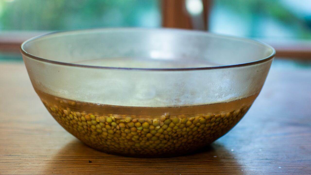 El remojo en las legumbres hace parte de una práctica habitual para mantener su sabor y consistencia.