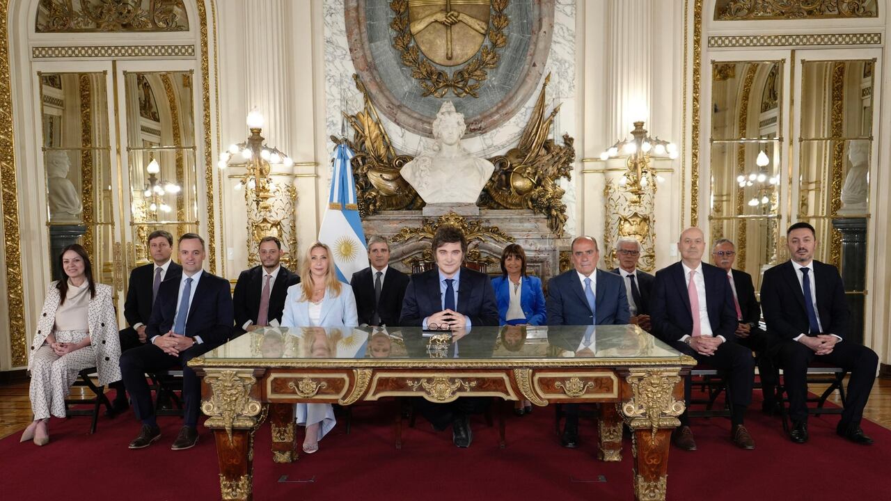 El presidente argentino presentó su balance del primer año.