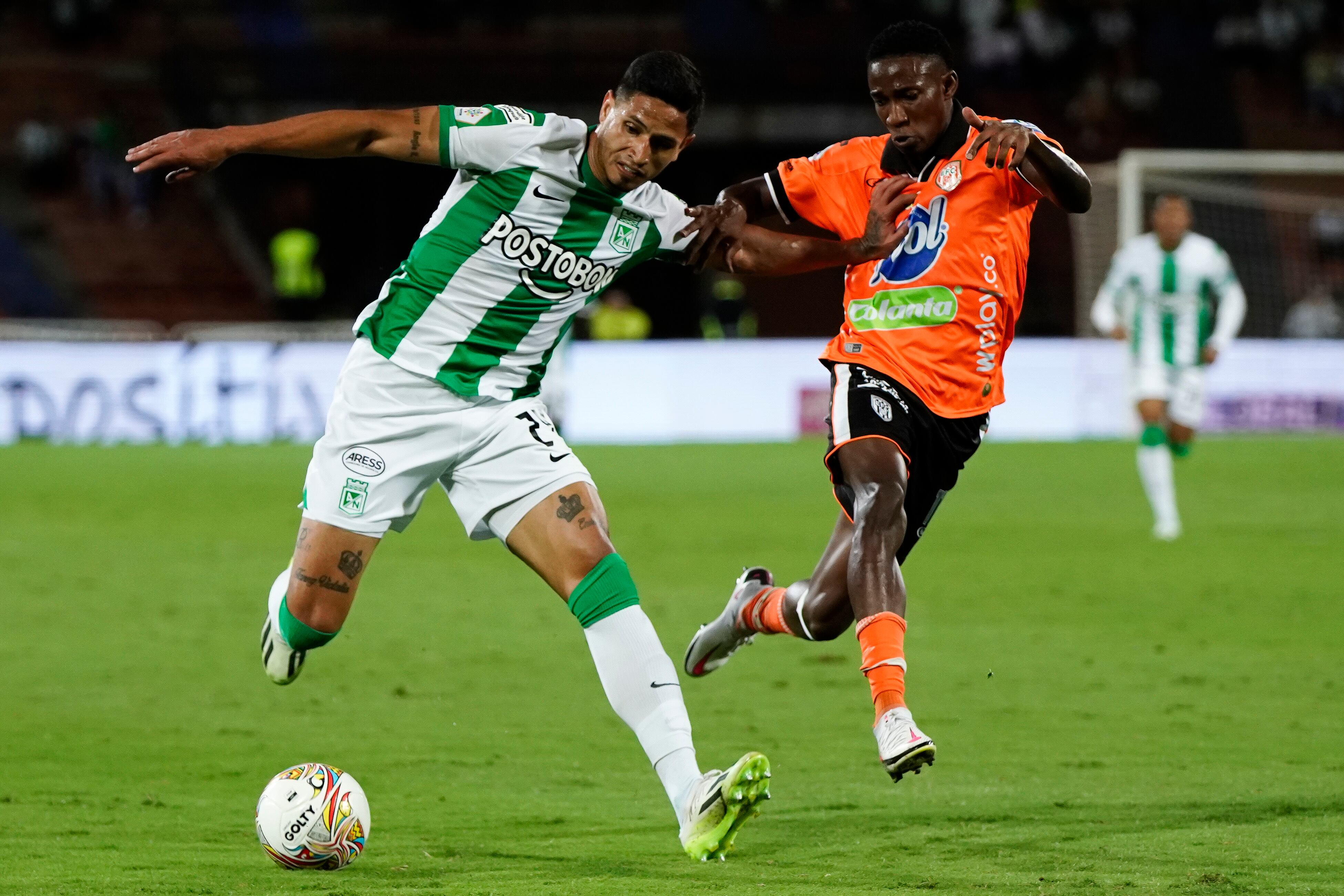 MEDELLÍN, septiembre 30 de 2023. En el estadio Atanasio Girardot, Atlético Nacional se enfrenta al Envigado Fútbol Club, en compromiso por la fecha 15 de la Liga Betplay 2. (Colprensa - Juan augusto Cardona)