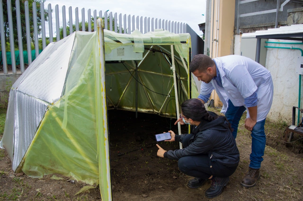 El Agrodomo Inteligente desarrollado en el SENA del Distrito Aguablanca, crea ambientes para diferentes cultivos utilizando la Inteligencia Artificial.