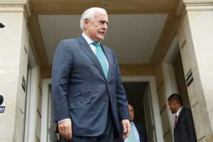 expresidente Andres Pastrana llego a la Casa de Nariño para su encuentro oficial con el presidente Juan Manuel Santos en la Casa de Nariño
Bogota 5 de octubre 2016
foto Guillermo Torres revista Semana