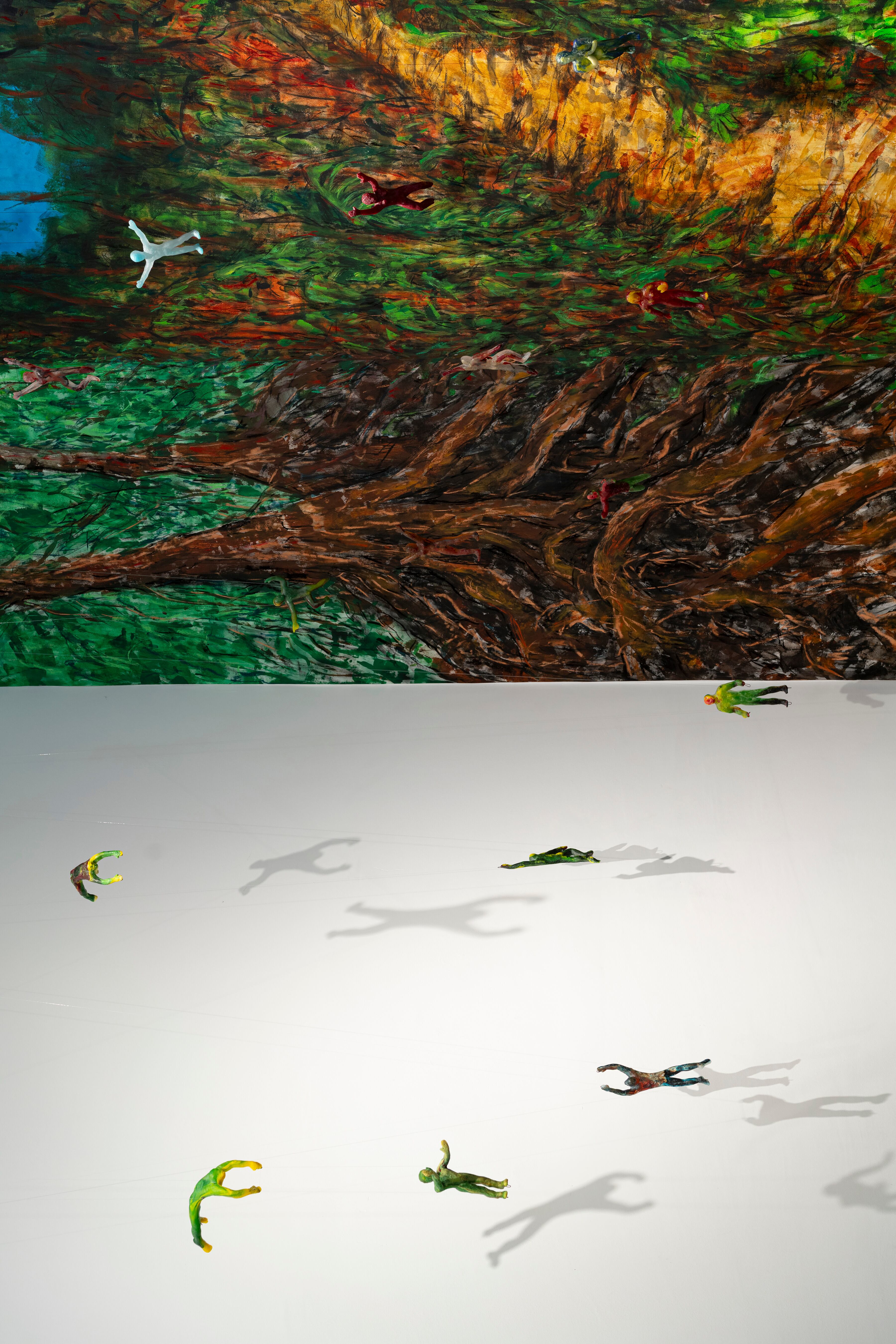 'Y aquí estamos hechos pedazos', de Isabel de Obaldía, en la Maison de l'Amérique Latine hasta febrero de 2026. Foto: Sebastián Icaza