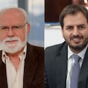 Félix León Martínez, director de la Adres, y Andrés Forero, representante a la Cámara del Centro Democrático.