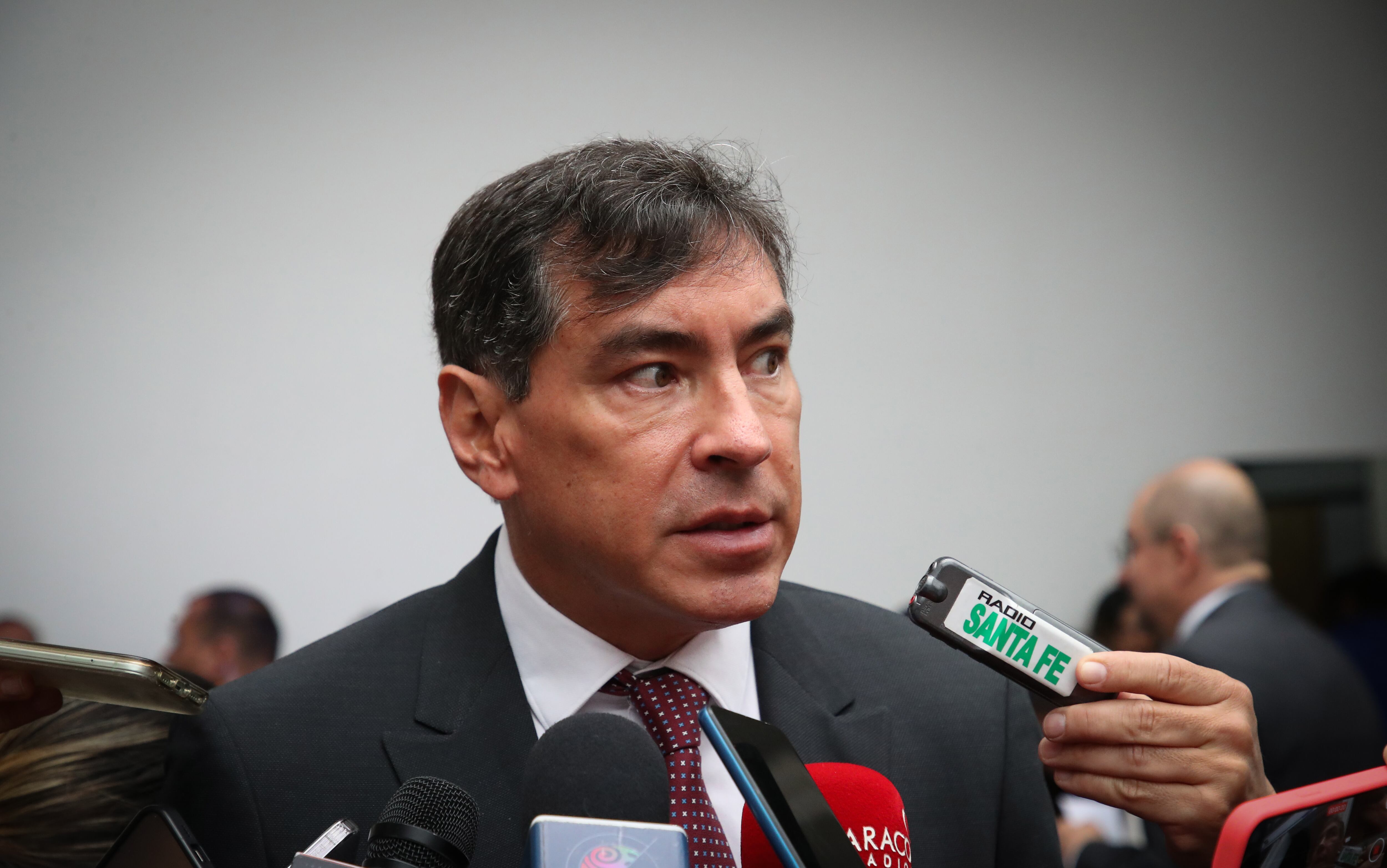 Presidente del Consejo Nacional Electoral  Álvaro Hernán Prada