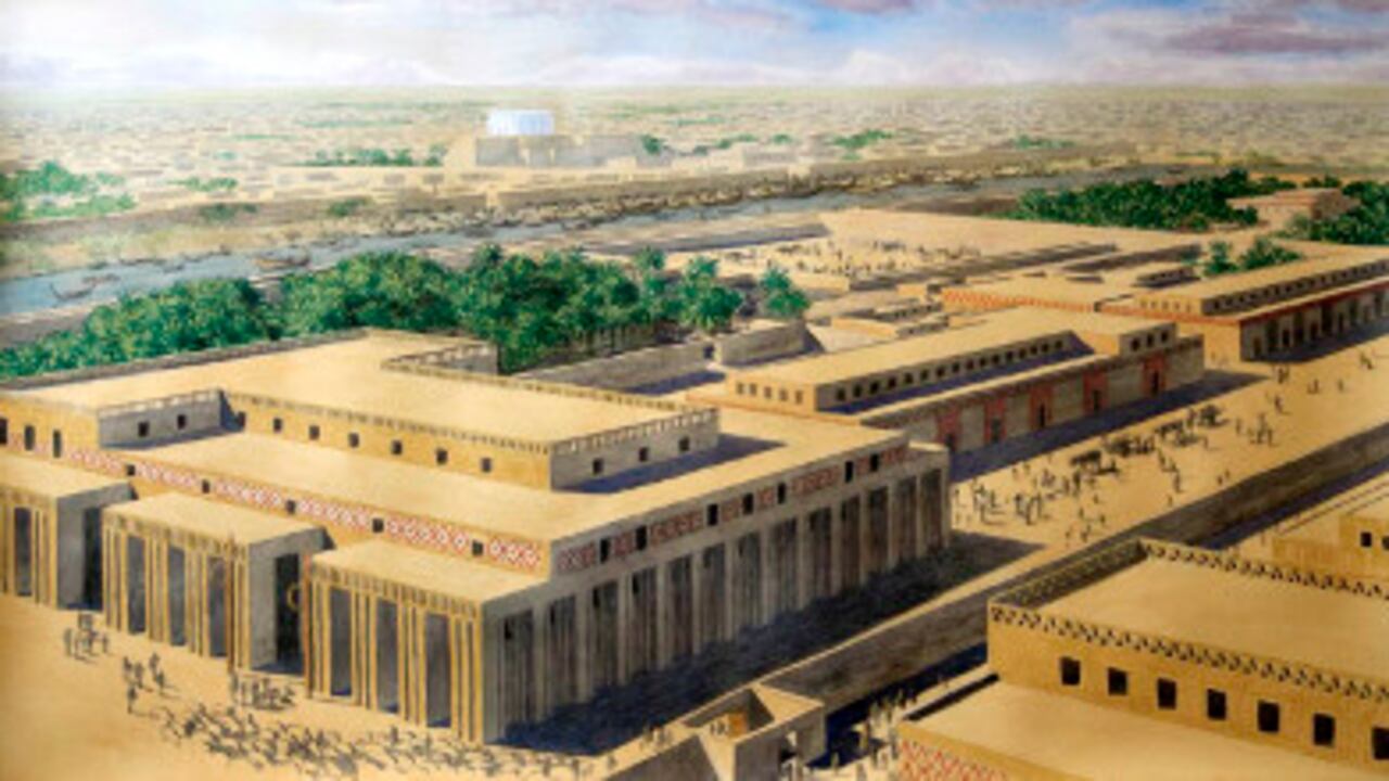 Reconstrucción virtual de la ciudad de Uruk