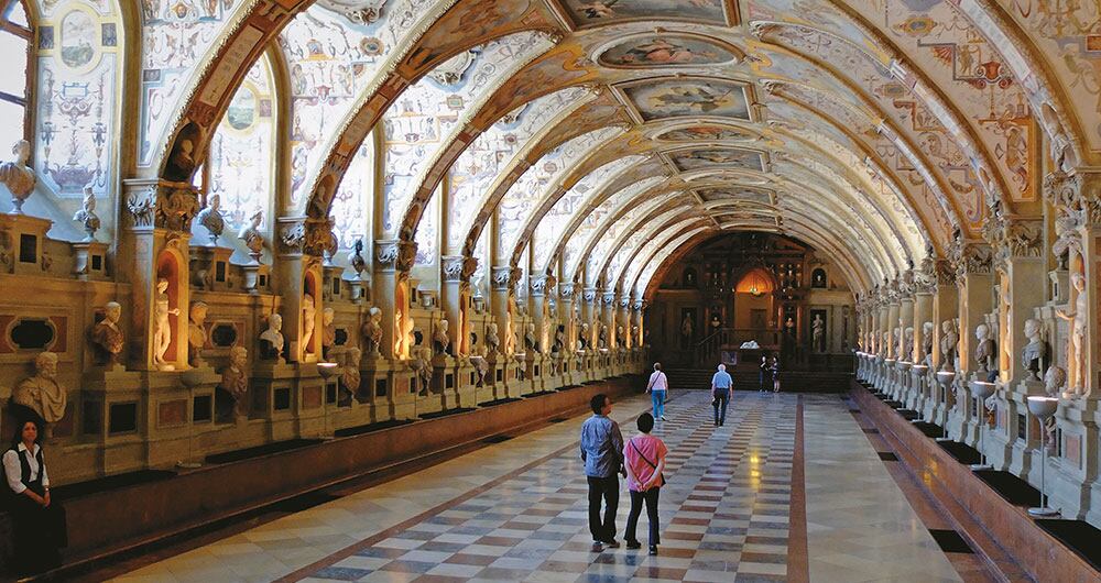 El antiquarium renacentista de la Residencia fue construido entre 1568 y 1571