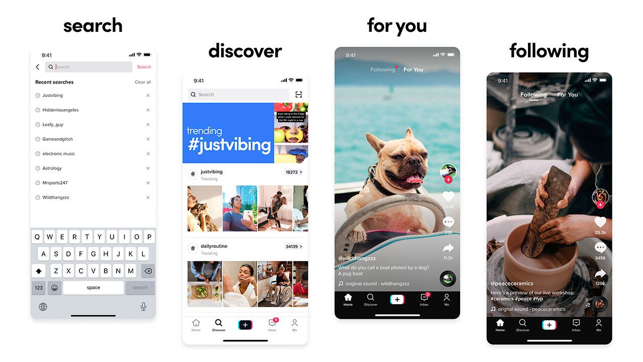 TikTok actualiza las opciones para visualizar contenidos en el feed.