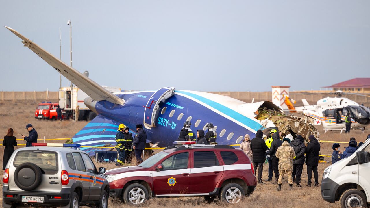 El avión fue atacado cerca de Grozny.